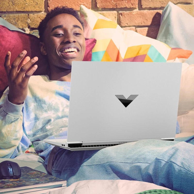 Laptop HP Victus 16-e0309nf / 6J9T4EA / AMD Ryzen 7 / 32GB / SSD 512GB / AMD Radeon RX 5500M / FullHD / 144Hz / Win 11 / Biały