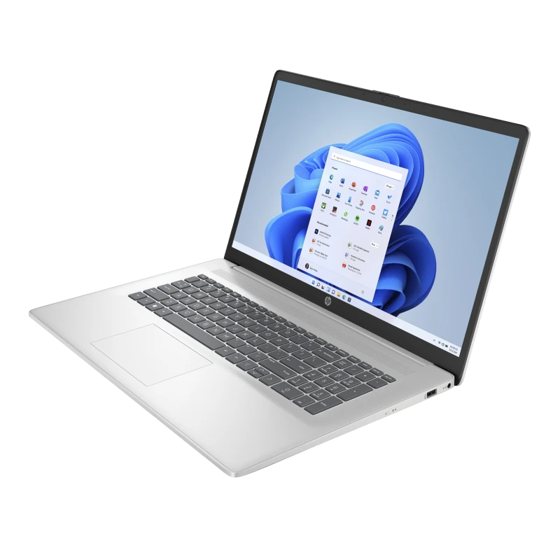 Laptop HP 17-CN3053 / 7F8G5UA / Intel i5-13 / 16GB / SSD 2TB / Intel Xe / FullHD / Win 11 / Srebrny