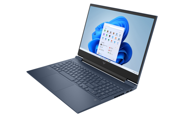 Laptop HP Victus 15-fa0019nv / 832F8EA / Intel i5-12 / 16GB / SSD 512GB / Nvidia RTX 3050 / FullHD / 144Hz / Win 11 / Niebieski