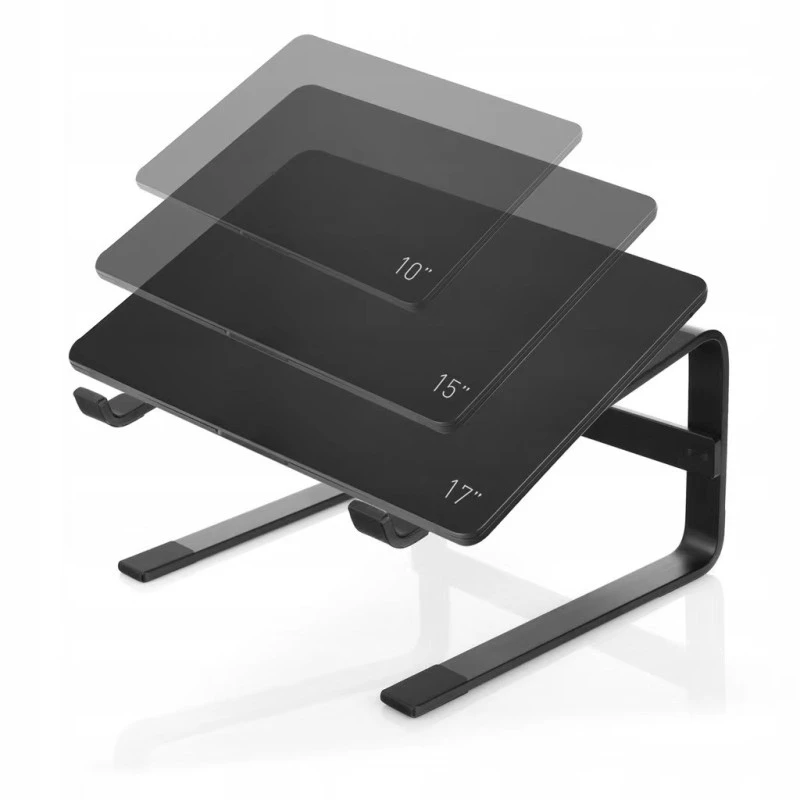 ALUMINIOWY STOJAK NA LAPTOPA / TABLET 6mm CZARNY