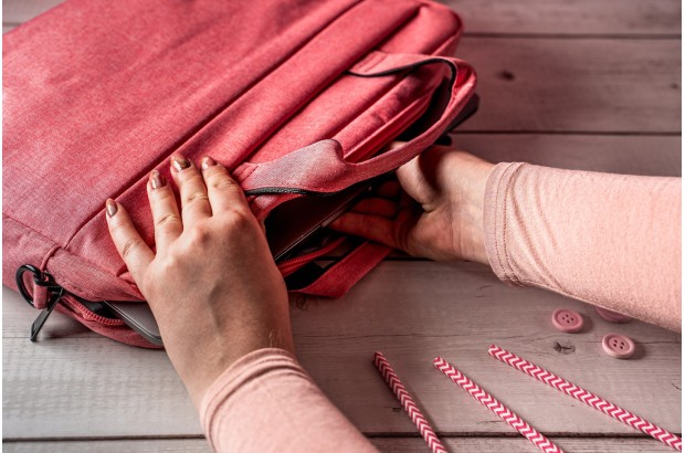 Torba na laptop RÓŻOWA 12"-14"