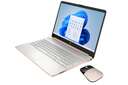 Laptop HP 15-ef1716wm / 8B3V1UA / AMD Ryzen 3 / 8GB / SSD 256GB / AMD Radeon / HD / Win 11 / Różowy