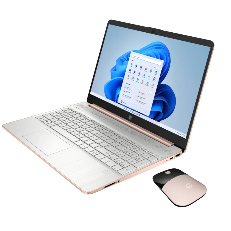 Laptop HP 15-ef1716wm / 8B3V1UA / AMD Ryzen 3 / 8GB / SSD 256GB / AMD Radeon / HD / Win 11 / Różowy