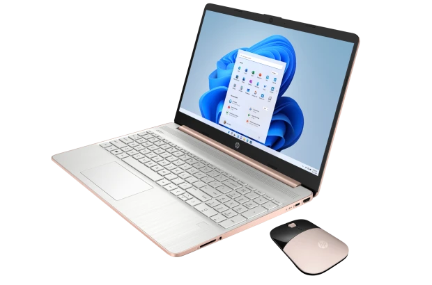 Laptop HP 15-ef1716wm / 8B3V1UA / AMD Ryzen 3 / 8GB / SSD 256GB / AMD Radeon / HD / Win 11 / Różowy