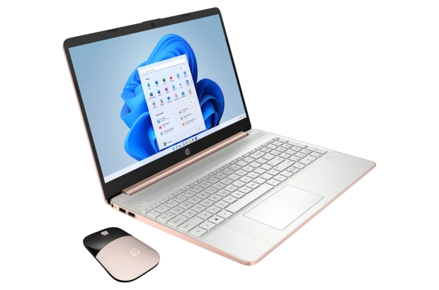 Laptop HP 15-ef1716wm / 8B3V1UA / AMD Ryzen 3 / 32GB / SSD 2TB / AMD Radeon / HD / Win 11 / Różowy