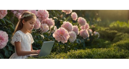 Laptop prezent na Komunie Świętą